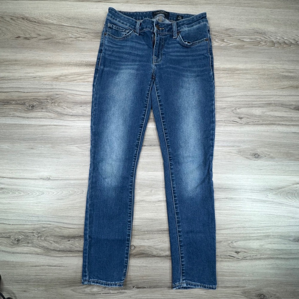 Lucky Brand Lolita Skinny Jeans Womens 4/27 Medium Wash Mid Rise Blue 7WP10307U7